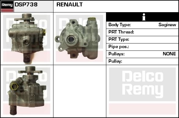 DELCO REMY Hüdraulikapump,roolimine DSP768